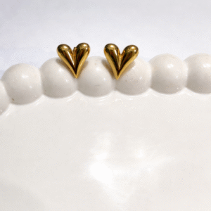 Anti Tarnish Heart Shape Stud earrings