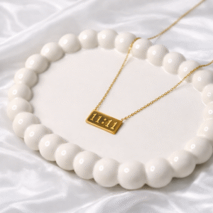 Stainless Steel Gold Plated 11:11 chain Anti Tarnish For Girls And Women