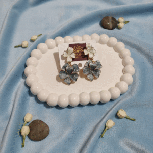 Bloom Pop Earrings Grey