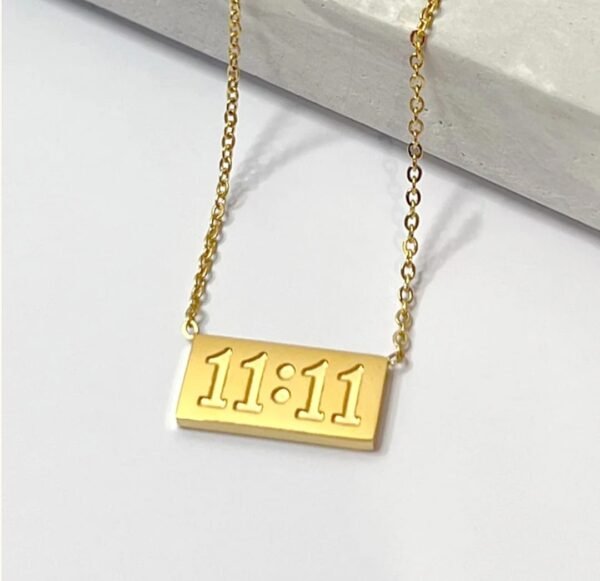 Stainless Steel Gold Plated 11:11 chain Anti Tarnish For Girls And Women