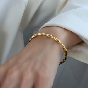 Stainless Steel Gold Plated South Korean Anti Tarnish Bracelet