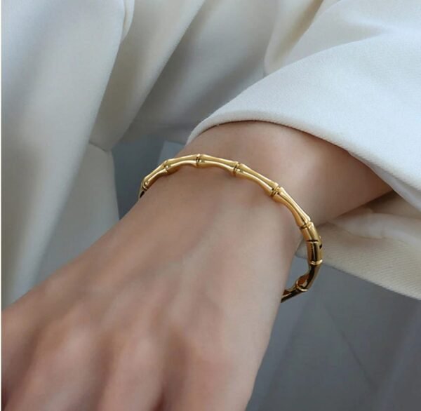 Stainless Steel Gold Plated South Korean Anti Tarnish Bracelet