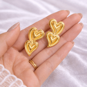 18K Gold Plated Earrings for Women | Anti Tarnish Elegant Daily Wear earrings | Premium Quality  earrings Online India