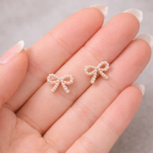 Korean Style Gold Finish Earrings for Women | Trendy Party Wear & Daily Use Jewellery