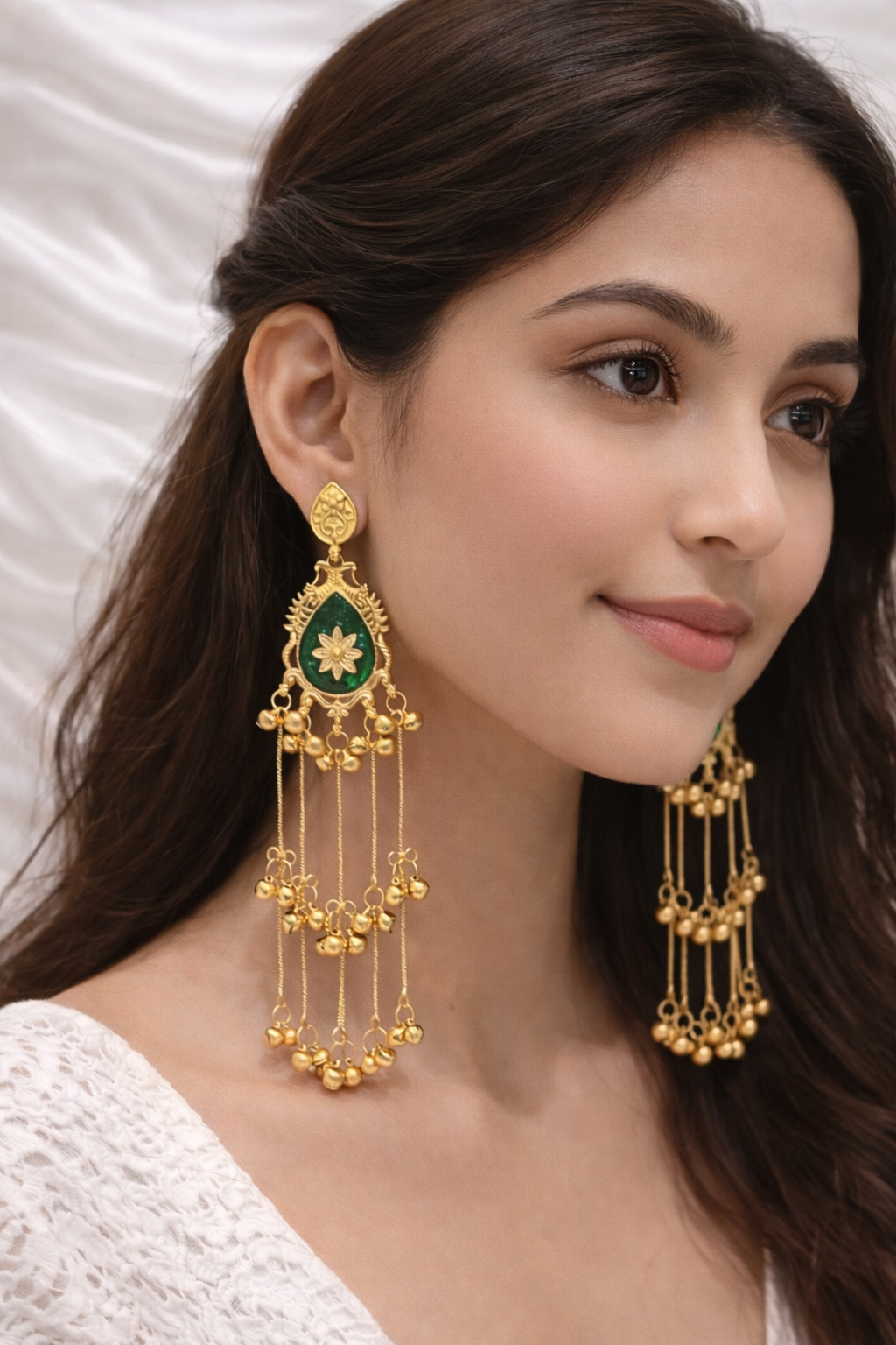 Kashmiri Earrings for Women | Traditional Ethnic Jewelry Online - Image 2