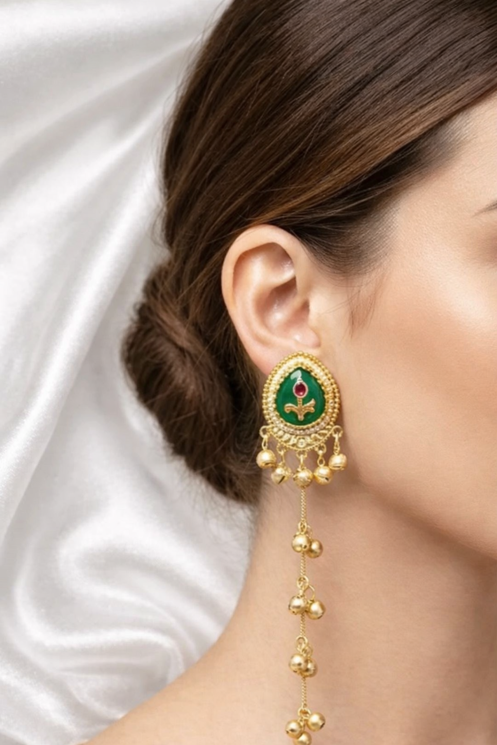Kashmiri Earrings for Women | Traditional Ethnic Jhumka Online