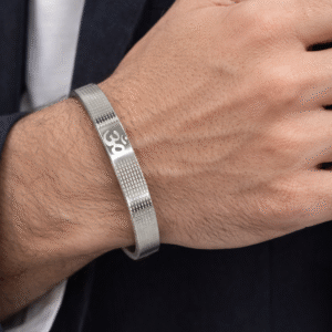 Om Kada for Men – Anti Tarnish Stainless Steel Bracelet | Stylish Men’s Kada
