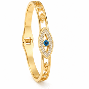 Anti Tarnish Stone Evil Eye Bracelet for Women & Girls | Stainless Steel Adjustable Bracelet | Lucky Protection Bracelet