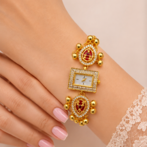 Kashmiri Designer Watch for Women | Premium Stylish Analog Wrist Watch | Elegant Fashion Watch for Girls & Ladies