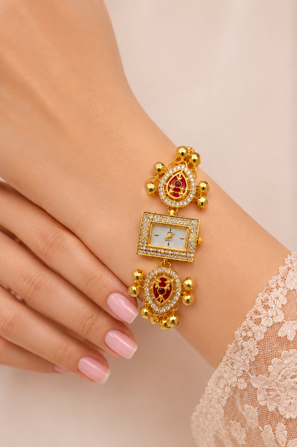 Kashmiri Designer Watch for Women | Premium Stylish Analog Wrist Watch | Elegant Fashion Watch for Girls & Ladies