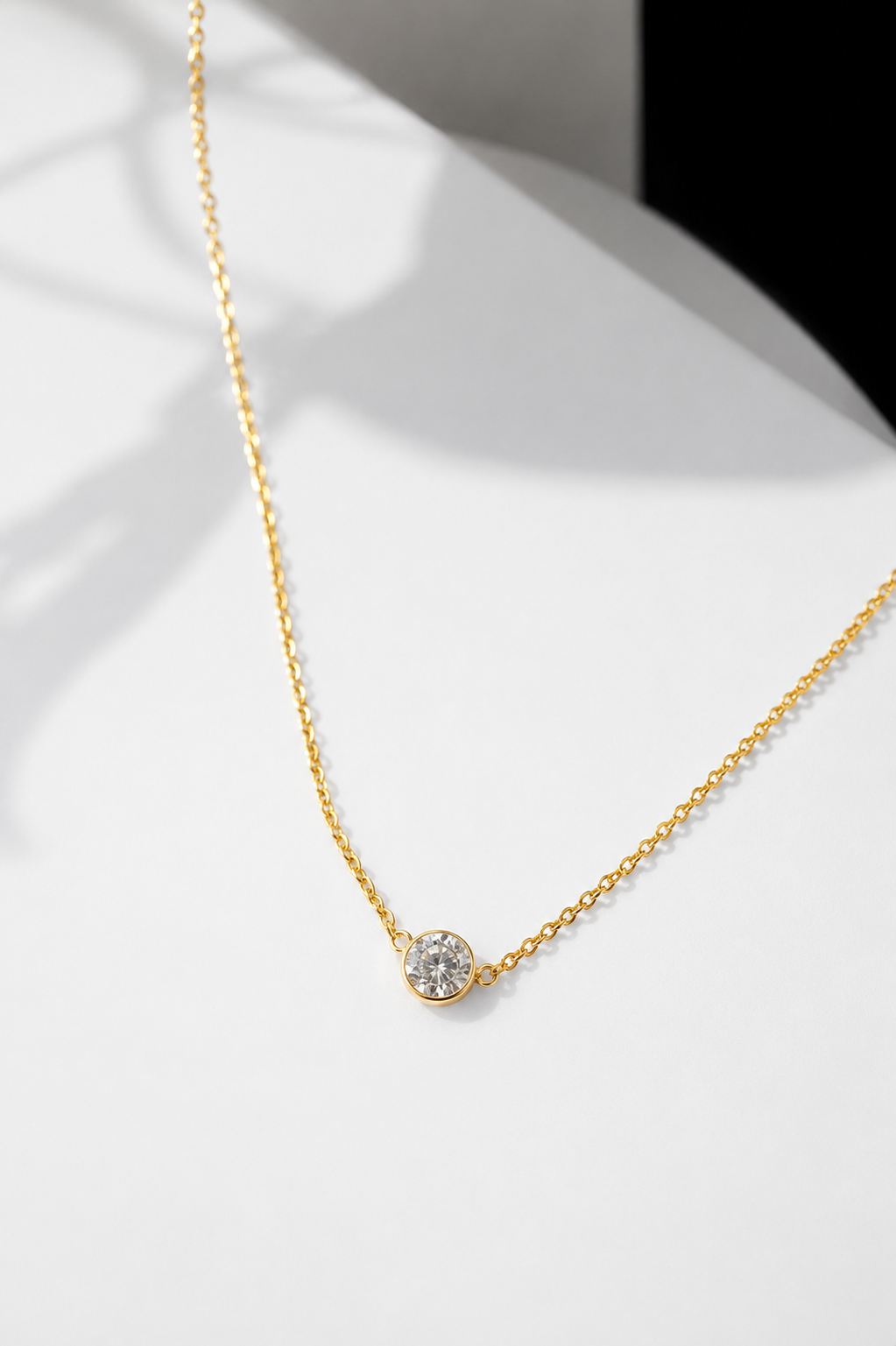 One Stone Pendant Chain for Women | Elegant Daily Wear Necklace