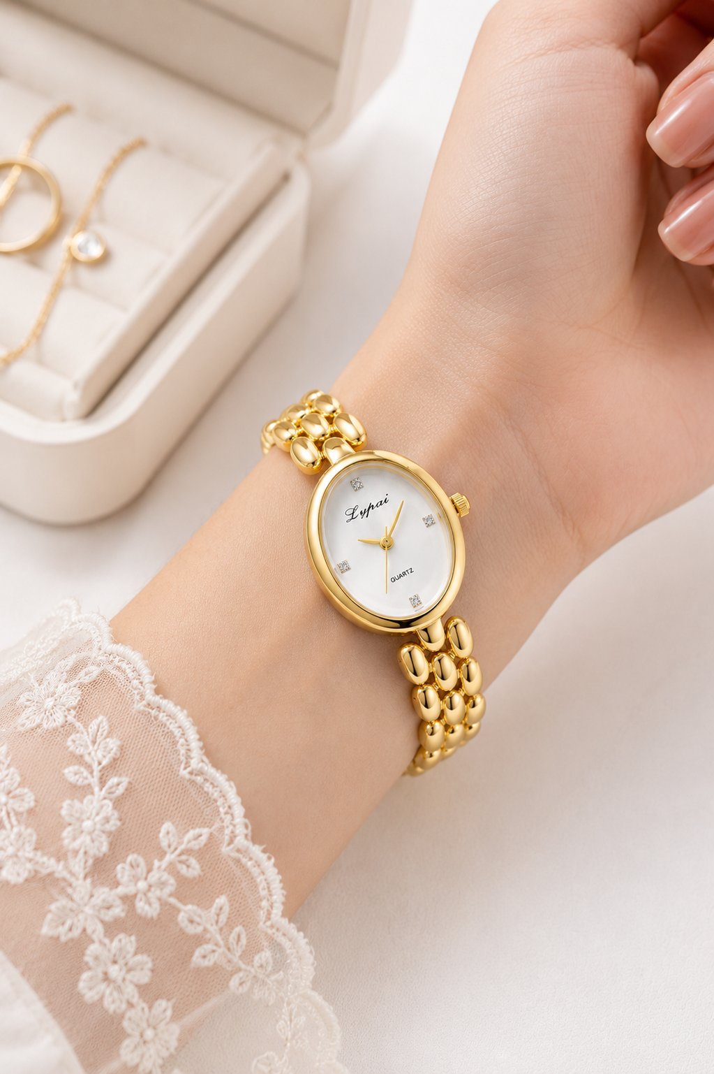 Anti Tarnish Watch for Women | Waterproof Stainless Steel Luxury Watch - Image 2
